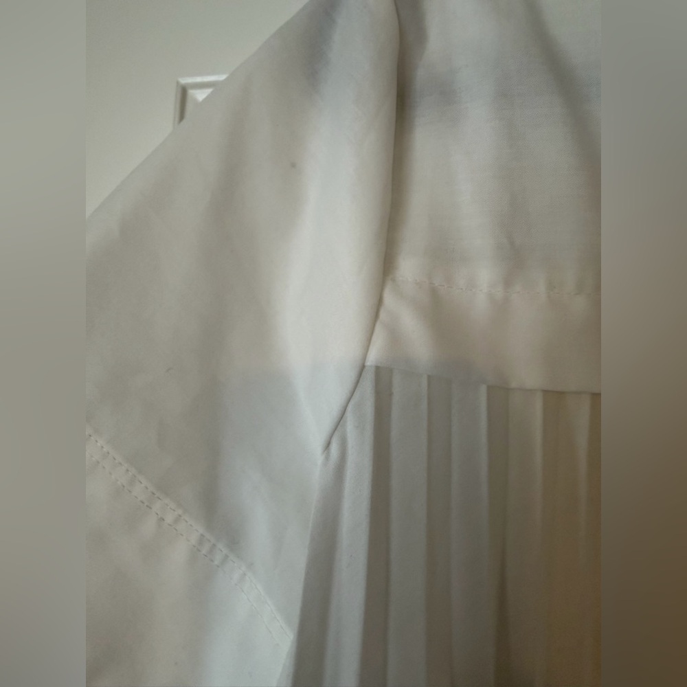 NWT Banana Republic Factory pleated back “mullet” blouse - Picture 12 of 14